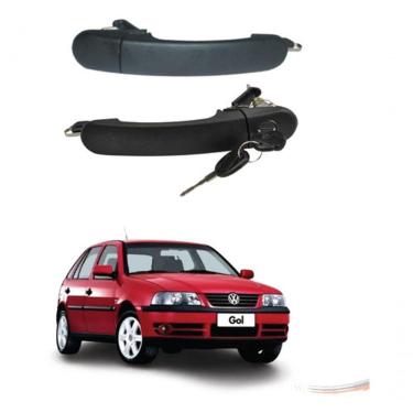 Imagem de Par Maçaneta Ext Diant C/ Chave Gol Parati G3 99 A 05 4 Pts - Un / 2 [f103]