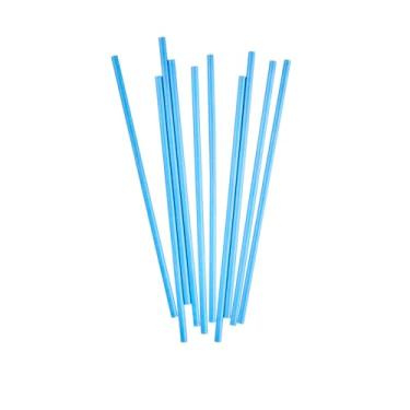 Imagem de Restaurantware - Palitos de bolo pop de 14 cm, 25 palitos de pirulito duráveis – Resistentes, multiuso, palitos de bolo coloridos de papel azul celeste, grau alimentício, para sobremesas ou artesanato