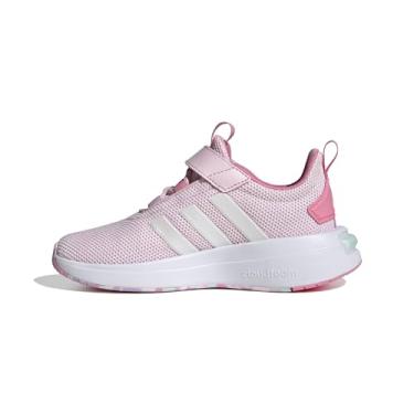 Imagem de adidas Tênis infantil Racer TR23, Rosa claro/zero metálico/rosa, 20