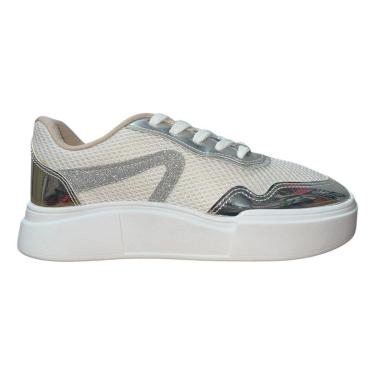 Imagem de Tênis Casual Plataforma Feminino Moleca 5808.106 Branco-Feminino
