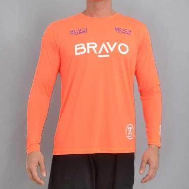 Imagem de Camiseta Game Manga Longa Laranja-Masculino