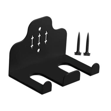 Imagem de UGPLM Suporte de parede para barra de musculação, ideal para fitness, montagem na parede, economiza espaço e é feito de metal para uso comercial, 2 Vagas