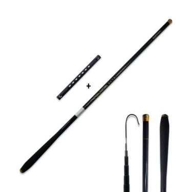 Imagem de Vara Telescópica Pesca 4.0m Ultralight 100% Fibra de Carbono Ultra Lev