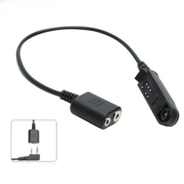 Imagem de Cabo Adaptador Impermeável Para Rádio Comunicador Baofeng UV-9R plus U