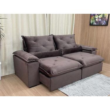 Imagem de Sofá Retrátil e Reclinável Comfort Premium Tamanhos e Cores - Alpoim, 