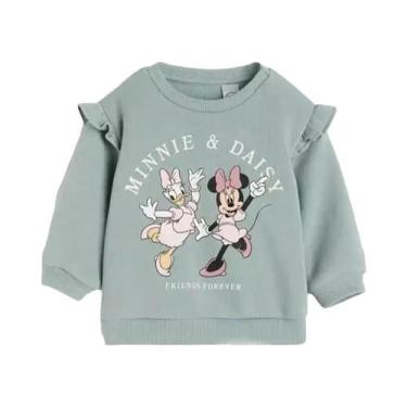 Imagem de Conjunto De Moletom Com Estampa Completa Da Minnie Para Meninas, Casua