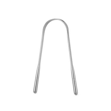 Imagem de Raspador de Língua Aço Inox – Limpeza Bucal Profunda Antisséptica e Anti-Ferrugem | Higiene Oral Premium Storeasy