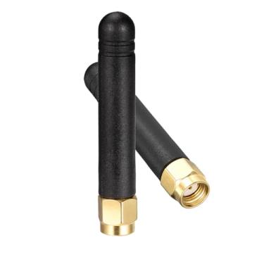 Imagem de SZSAUTO Mini antena WiFi de banda dupla de 2,4 GHz 5 GHz 5,8 GHz (pacote com 2) RP-SMA MIMO para FPV Bluetooth Adaptador USB Computador PCle Card WiFi Router Câmera de backup sem fio