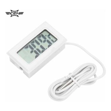 Imagem de Termômetro Digital Lcd Sensor Externo Freezer Chocadeira Geladeira - T