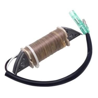 Imagem de OVERSEE Bobina de excitador de carga 369-06021 para motor de popa Tohatsu Nissan Mercury 4HP 5HP 2 tempos de substituição de motor de barco de popa bobina de carga peças marítimas peças de reposição