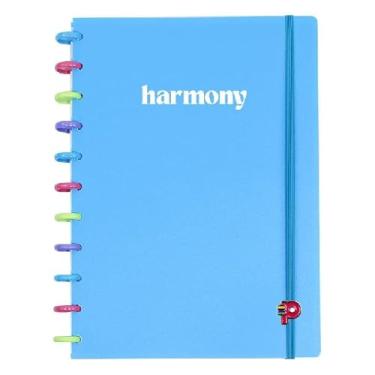 Imagem de Caderno de Disco Colorful Harmony Grande 80 folhas Pop Disc