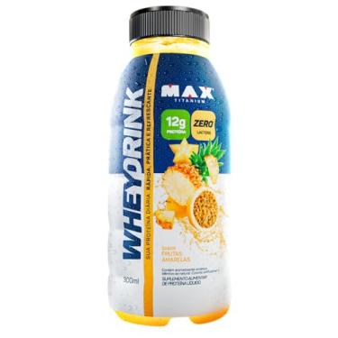 Imagem de Max Titanium Whey Drink Sabor Frutas Amarelas 300ml