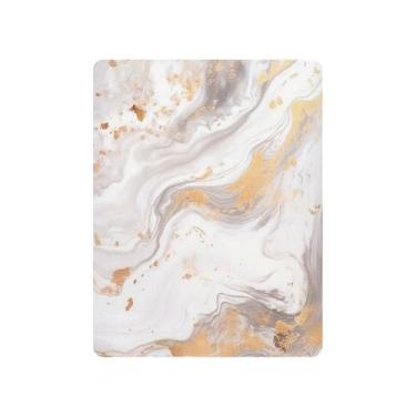 Imagem de xigua Lençol de berço de mármore para meninas e meninos, macio e respirável, adequado para berço padrão e cama infantil 68,5 x 99 cm