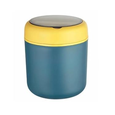 Imagem de Marmita 510ml Portátil Lancheira Térmica Com Colher mini(Azul)