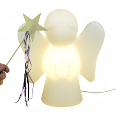 Imagem de Luminária Abajur Anjinho Polietileno Bivolt Decoração Quarto