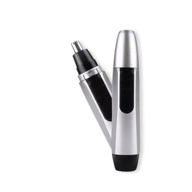 Imagem de Aparador de Pelos Nasal e Orelha Portátil, Máquina Removedora de Pelos, Prateado e Preto