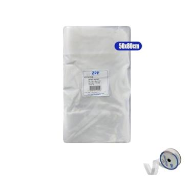 Imagem de Kit Saco BD Para Fardo 50x80 Sanfonado C/100 E Fita Cetim Impressa/Voal 22mmx10mts