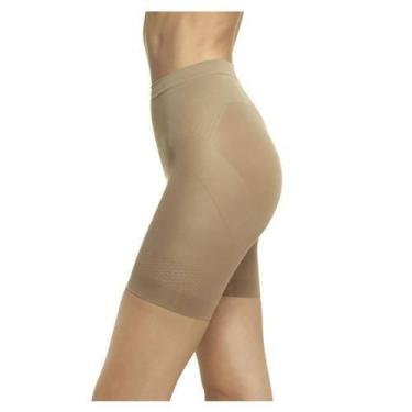 Imagem de Cinta short modelador lupo up line loba feminina, M, Po de arroz
