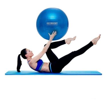 Imagem de Bola de Pilates 75 cm Academia Treino Abdominal Alongamento Bola de Ginastica-Unissex