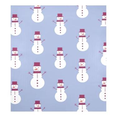 Imagem de Boneco de neve ímã de Natal adesivo de geladeira para máquina de lavar louça, para arruelas de metal, decalque de painel de cozinha 58 cm L x 66 cm A