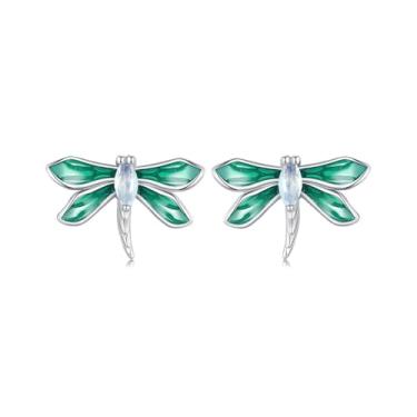 Imagem de GemKing BSE984 Brincos de argola estrelada Tamanho: 13 * 5 mm; Diâmetro interno da fivela da orelha: 9 mm, Prata esterlina, Sem Pedra Preciosa