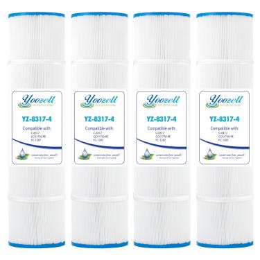 Imagem de Yoozell Cartucho de filtro de spa compatível com C-8317 Hayward X-Stream CCX1750-RE, CC1750, Filbur FC-1287, PXST175, filtro de piscina spa banheira de hidromassagem de 175 metros quadrados, pacote