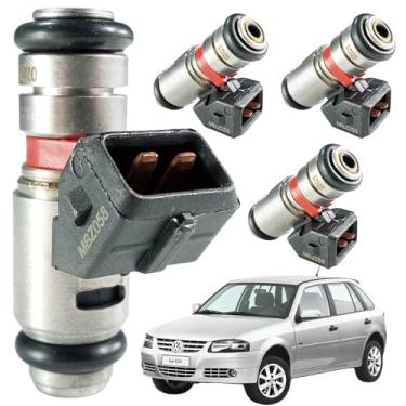 Imagem de Kit Com 4 Bicos Injetores Gol 1.0 MI 8V 16V 2003 Em Diante - 50102202, IWP058