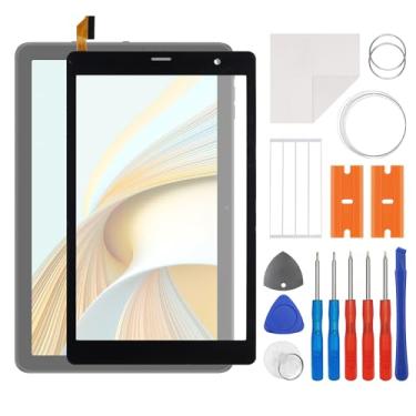 Imagem de SWARK Novo digitalizador de tela sensível ao toque de 20.3 cm para tablet Foxx 863081 com kit de ferramentas de reparo adesivo OCA [Sem tela LCD] [Versão A]