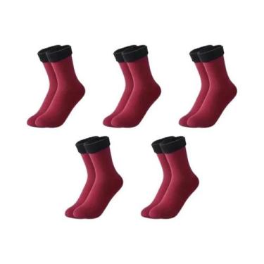 Imagem de Meias Quentes E Grossas De Inverno Para Mulheres E Homens, Meias Térmi