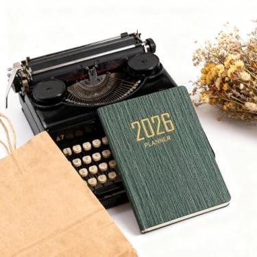 Imagem de 1 mini agenda diária 2026, bloco de notas, bolso portátil, agenda, agenda, livro para escritório, casa