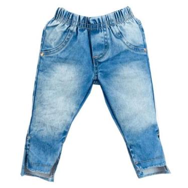 Imagem de Calça Jeans Azul Bebê Menina Megan Baby Girl Upi Uli, G