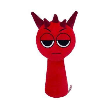 Imagem de Brinquedos De Pelúcia Para Crianças Sprunki Oren Wenda Jogo Almofada D