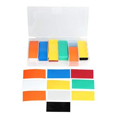 Imagem de Kit de envoltório de bateria com tubo termorretrátil de PVC 280pcs Tubos retráteis retardadores de chama isolados de qualidade premium para baterias Caixa de armazenamento de