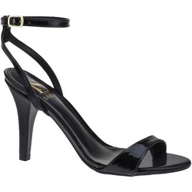 Imagem de Sandália Feminina Gisele Noiva Salto Fino Alto com Traseiro Fivela Bic