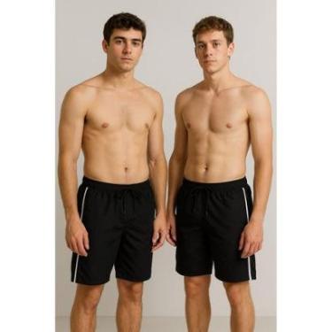 Imagem de Kit Com 2 Bermudas Tactel D Bell Outlet Fashion Sport Masculina-Masculino