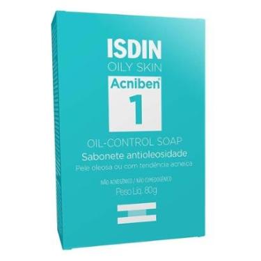 Imagem de Sabonete Facial em Barra Antioleosidade Isdin - Acniben Oil-Control 80g-Unissex