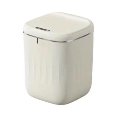 Imagem de Lixeira Inteligente Recarregável Grande De 20/22/24L Com Tampa Para Co