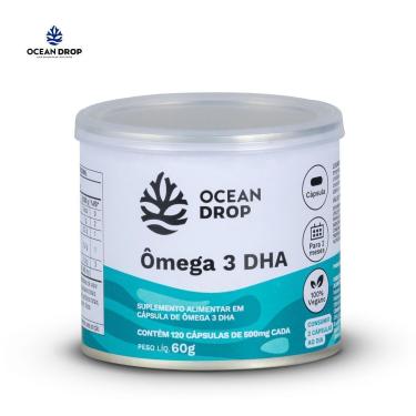 Imagem de Omega 3 DHA 500mg 120 Capsulas Ocean Drop-Unissex