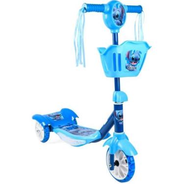 Imagem de Patinete STITCH com LUZ, Som e Cestinha - DM Radical