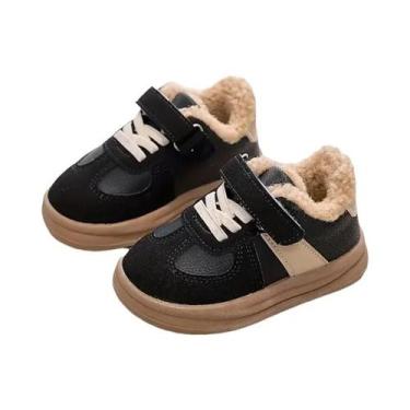 Imagem de Tênis Esportivos Retro Em Couro Fosco Com Solado De Borracha Antiderra