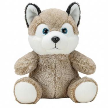 Imagem de Pelúcia Cachorrinho Estilo Lobo doguinho 26 cm Macio para Crianças, Presente e Decoração