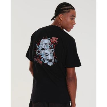 Imagem de Camiseta Regular Estampada - Face Masculina-Masculino