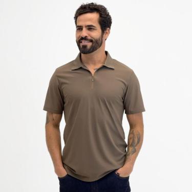 Imagem de Camisa Polo Sea Surf com Zíper Manga Curta Masculina-Masculino