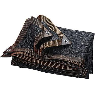 Imagem de Rede de sombra resistente a UV com criptografia de 8 pinos, tela de sombra resistente a rasgos, tecido de sombra respirável, para plantas, flores, canis, pátio, ao ar livre