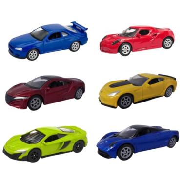 Imagem de OPO 10 - Set of 6 Miniature Cars 3 inches: MCLAREN Nissan Audi ALFA Honda Chevrolet - WELS04