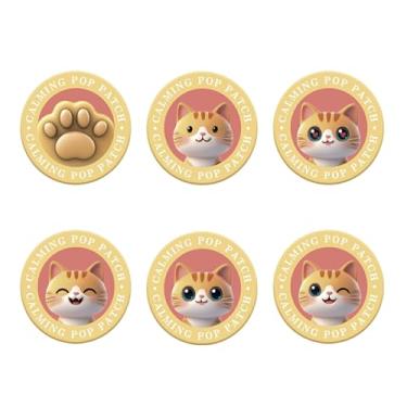 Imagem de QHZ Difusor calmante para gatos para alívio da ansiedade – Tratamento portátil para ansiedade de gatos para viagens, carro, veterinário e casa, sem necessidade de plug-in, suporte de estresse 24 horas