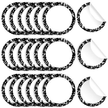 Imagem de 60Pcs 6in Classroom Floor Stickers Composition Notebook Large Removable Number Spot Markers Floor Carpet Decals Line Up Sitting Dot for Back to School Teacher Student Elementary Kindergarten Preschool