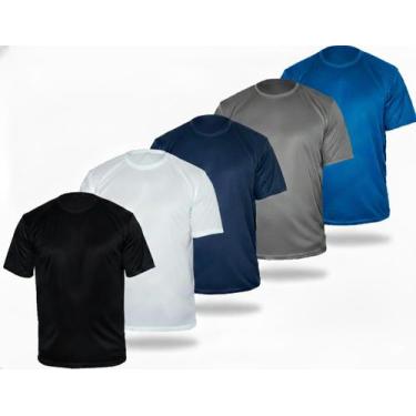 Imagem de Kit 3 Camiseta Masculina Dry Fit Esportiva Academia Fitness - SEALION,