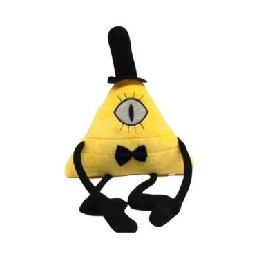 Imagem de Boneco De Pelúcia Bill Cipher Da Disney Gravity Falls 26cm Brinquedo D
