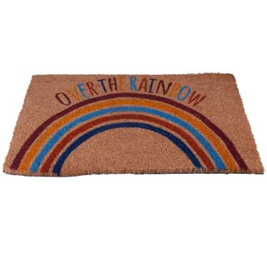 Imagem de Capacho em Fibra de Coco Cazza Rainbow 40cm x 60cm